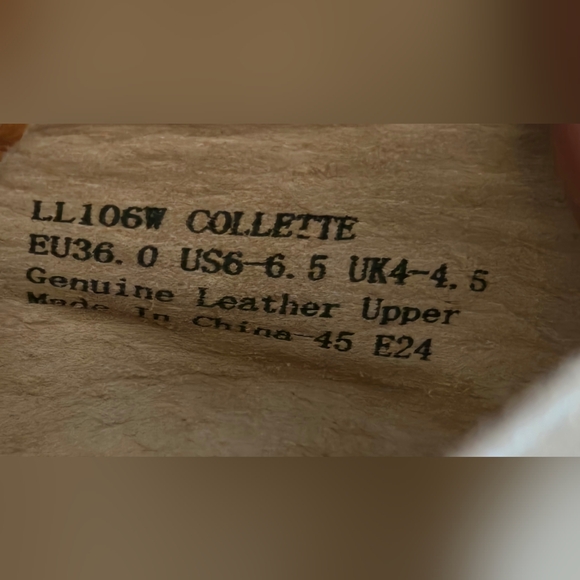 Women's Aetrex Collette Brushed Silver Leather.  Size 36/  US 6.5 - Picture 6 of 7